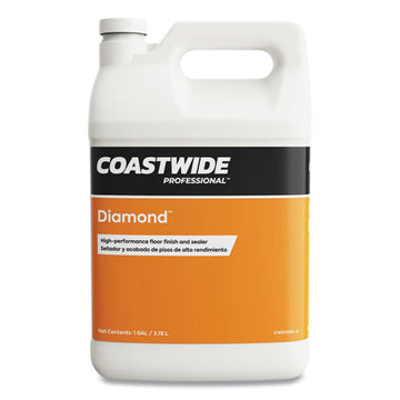 Coastwide Professional™ Diamond High-performance Floor Finish, Fruity Scent, 3.78 L Container, 4-carton freeshipping - TVN Wholesale